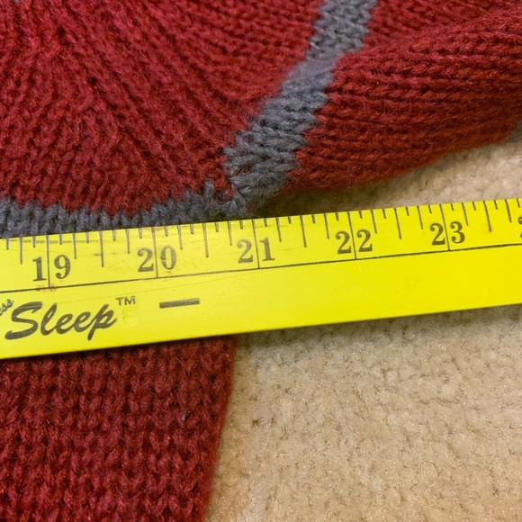 Richard Chai for Original Penguin Mens Chunky Knit Stripe Cardigan-M - Picture 8 of 13